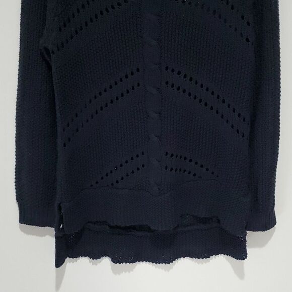 HARLOW dark blue medium knit sweater - Picture 3 of 6